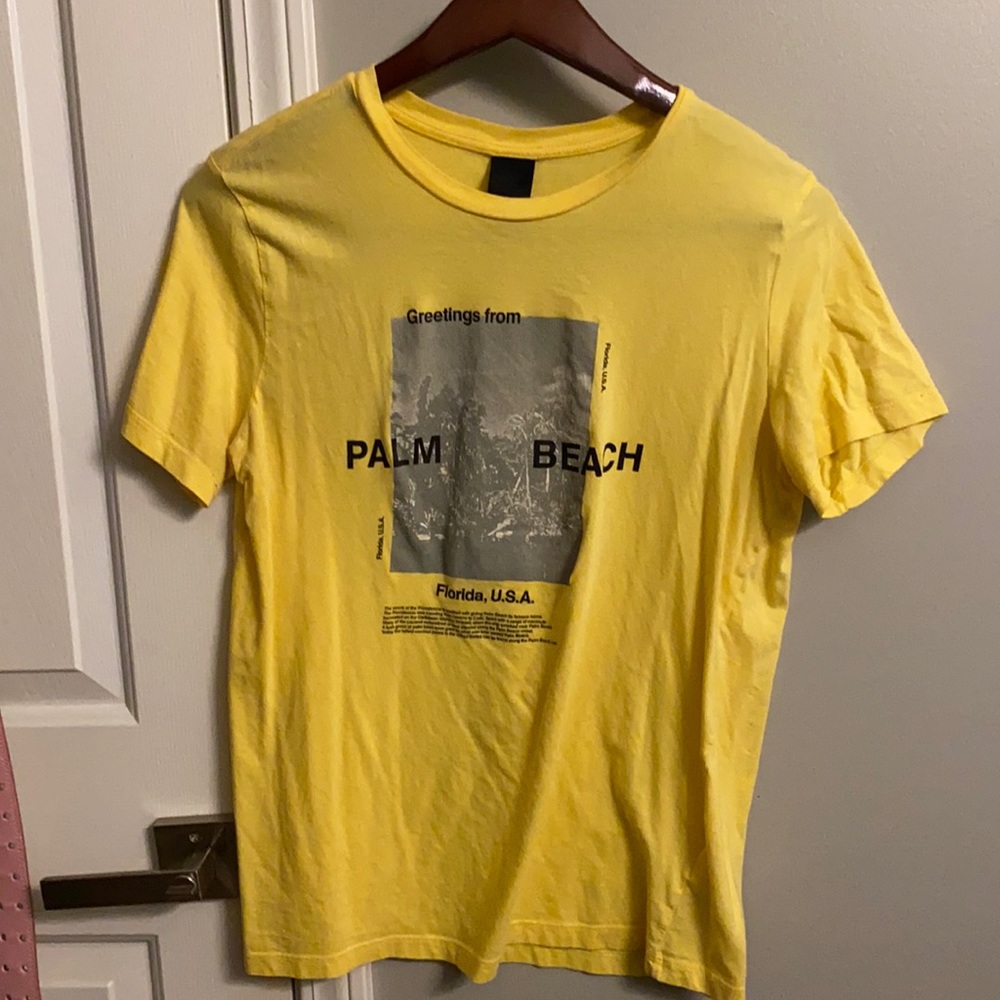 Yellow Graphic Tee